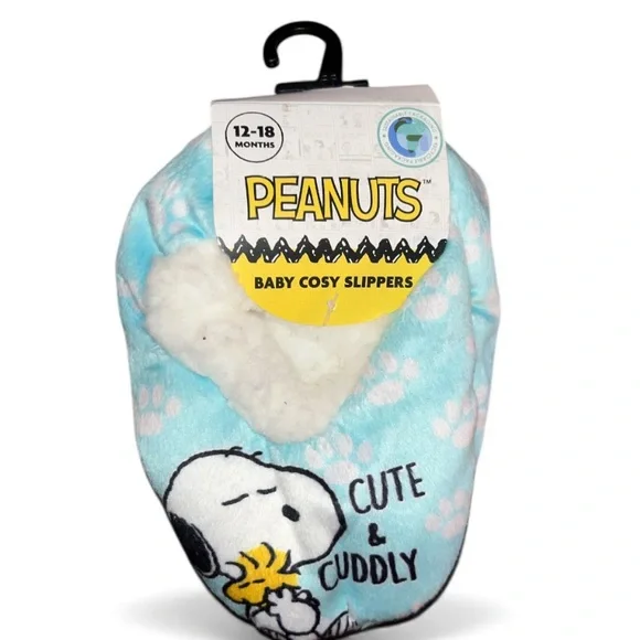 Peanuts Baby Cozy Slipper Socks - Picture 1 of 3